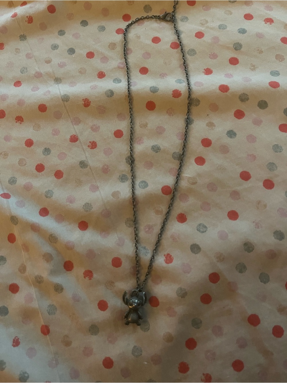 Disney's Lilo and Stitch Pendant Necklace - Silver